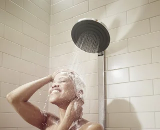 hansgrohe Pulsify S Showerpipe 2jet met ShowerTablet Select 400 chroom