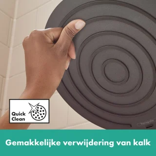 hansgrohe Pulsify S Showerpipe 2jet met ShowerTablet Select 400 mat wit