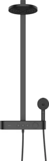 hansgrohe Pulsify S Showerpipe 2jet met ShowerTablet Select 400 mat zwart