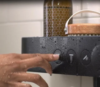 hansgrohe Pulsify S Showerpipe 2jet met ShowerTablet Select 400 mat zwart