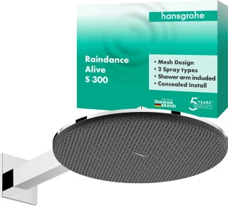 Hansgrohe Raindance Alive S Hoofddouche 30 cm Chroom 24540000
