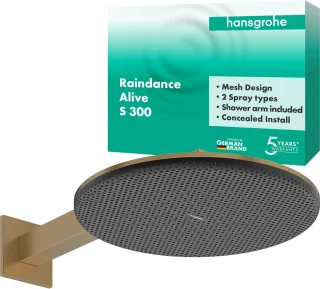 Hansgrohe Raindance Alive S Hoofddouche 30 cm Geborsteld Brons