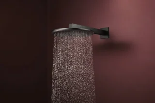Hansgrohe Raindance Alive S Hoofddouche 30 cm Geborsteld Zwart Chroom