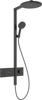 hansgrohe Raindance Alive S Showerpipe 300 Brushed Black Chrome