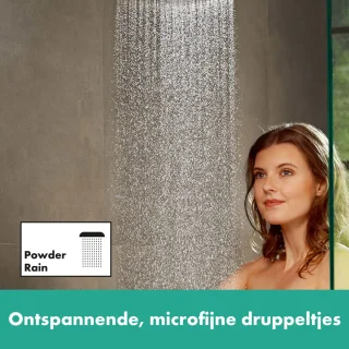 hansgrohe Raindance Select S 240 Showerpipe mat zwart