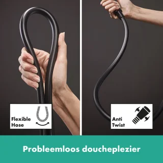 hansgrohe Raindance Select S 240 Showerpipe mat zwart
