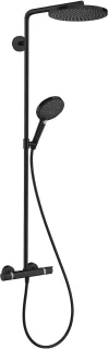 hansgrohe Raindance Select S 240 Showerpipe mat zwart