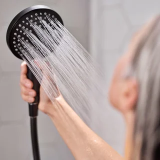 hansgrohe Raindance Select S 240 Showerpipe mat zwart
