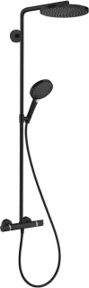 hansgrohe Raindance Select S 240 Showerpipe mat zwart