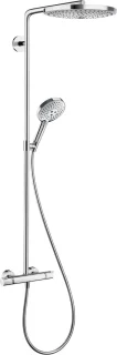 hansgrohe Raindance Select S 300 Showerpipe met thermostaat chroom