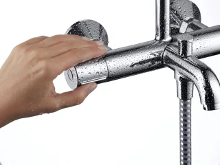 Hansgrohe Vernis Blend Regendoucheset met Badthermostaat Chroom