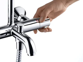Hansgrohe Vernis Blend Regendoucheset met Badthermostaat Chroom