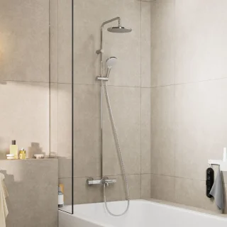 Hansgrohe Vernis Blend Regendoucheset met Badthermostaat Chroom