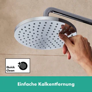 Hansgrohe Vernis Blend Regendoucheset met Badthermostaat Chroom