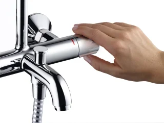 Hansgrohe Vernis Blend Regendoucheset met Badthermostaat Chroom