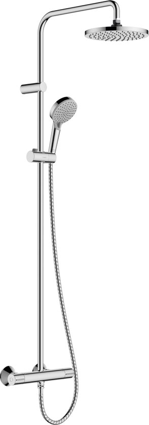 Luxe douchen voor een klein budget: hansgrohe Vernis Blend Showerpipe 200
