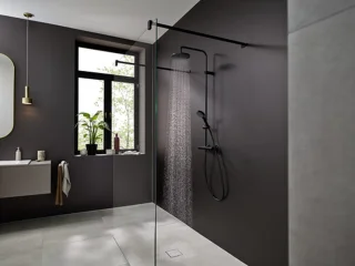 hansgrohe Vernis Blend Showerpipe 200 1jet mat zwart