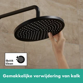 hansgrohe Vernis Blend Showerpipe 240 1jet met Badthermostaat Mat Zwart