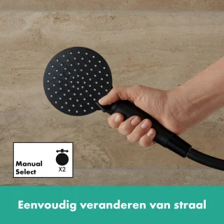 hansgrohe Vernis Blend Showerpipe 240 1jet Thermostaat Mat Zwart