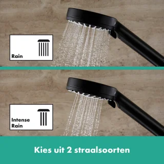 hansgrohe Vernis Blend Showerpipe 240 1jet Thermostaat Mat Zwart