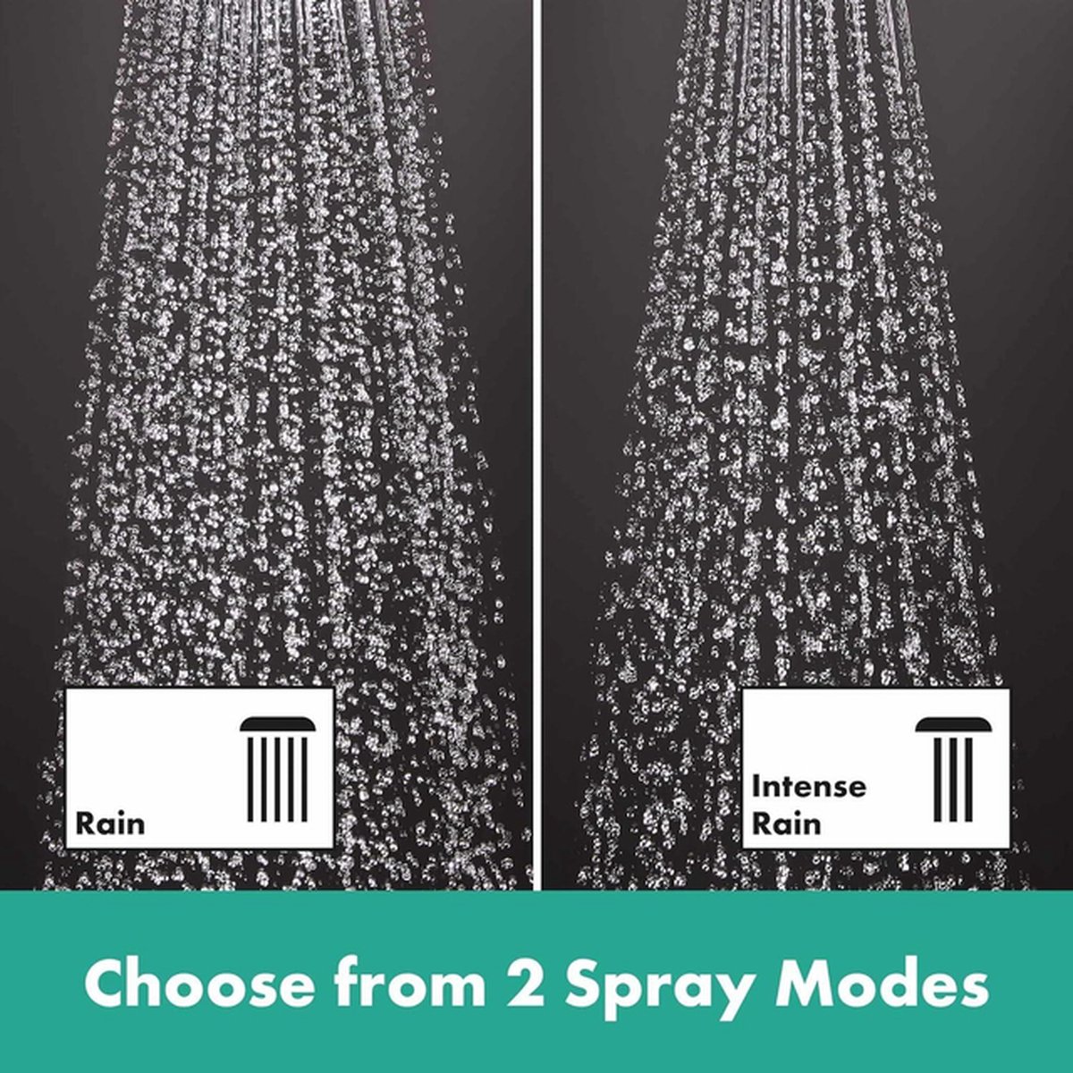 hansgrohe Vernis Blend Showerpipe zwart mat