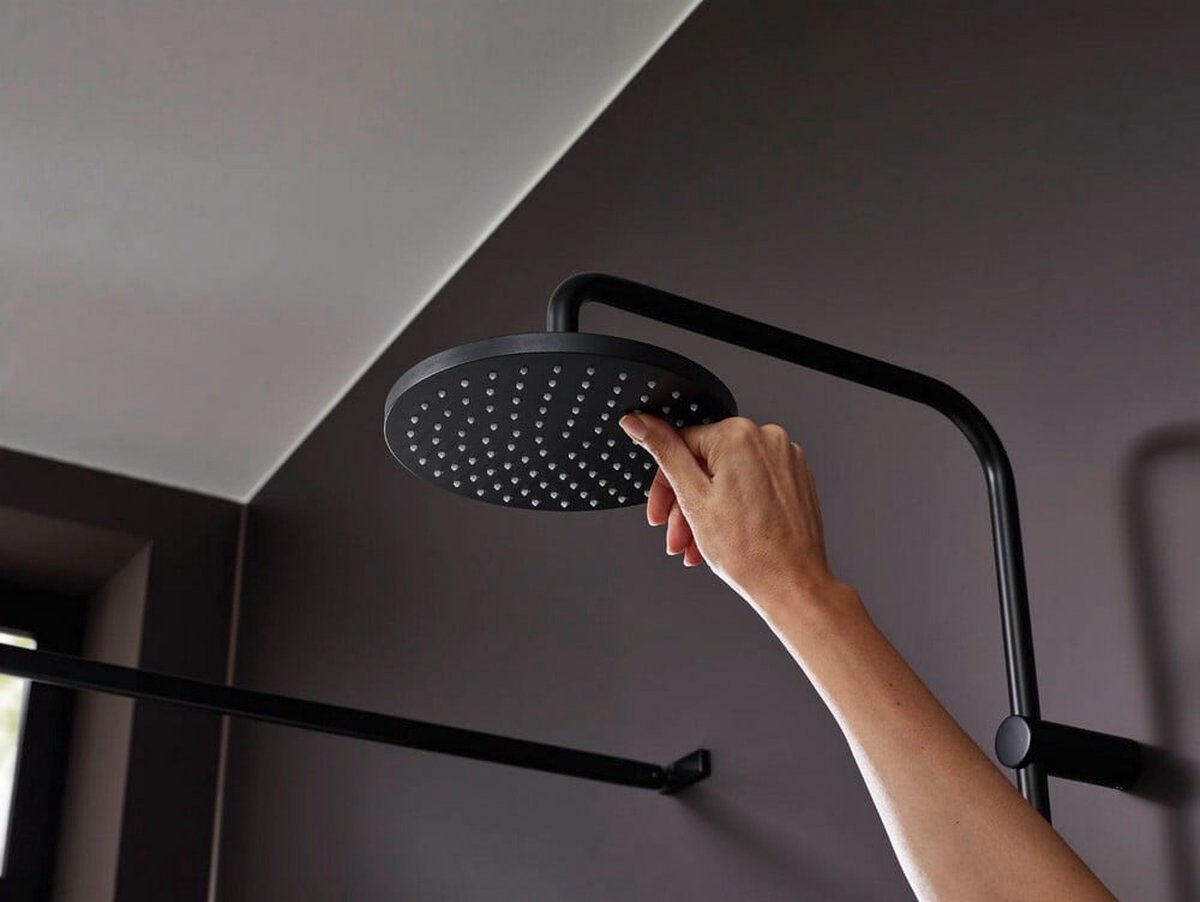 hansgrohe Vernis Blend Showerpipe zwart mat