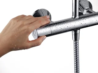hansgrohe Vernis Shape Showerpipe 230 met douchethermostaat chroom