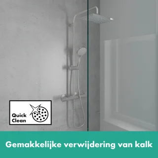 hansgrohe Vernis Shape Showerpipe 230 met douchethermostaat chroom