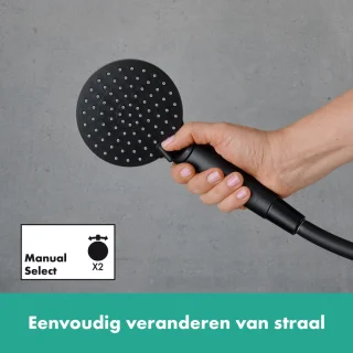 hansgrohe Vernis Shape Showerpipe 240 Thermostaat Mat Zwart