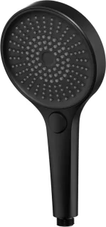 Hogedruk douchekop handdouche regendouche 32 x 5 cm zwart