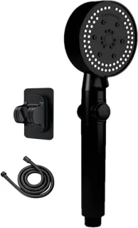 Hogedruk douchekop handdouche regendouche zwart