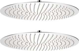 Homgoday decoratieve regendouchekop 2 stuks roestvrij staal diameter 50 cm