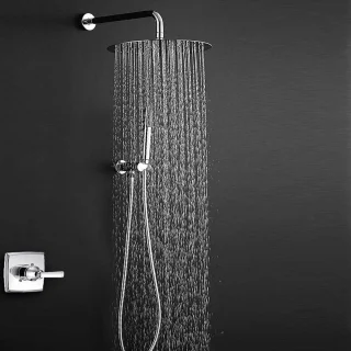 Hoofddouche 20 cm RVS