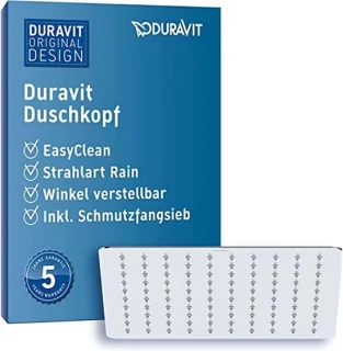 Hoofddouche regendouche vierkant 30 cm chroom