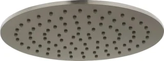 Hoofddouche rond 250 mm geborsteld nikkel