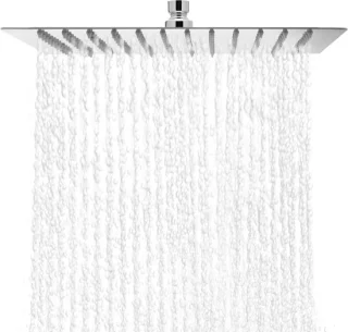 Hoofddouche RVS regendouche vierkant 30x30 cm chroom