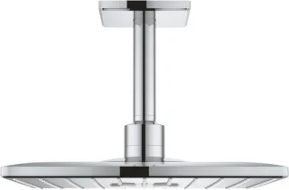 Hoofddoucheset plafond regendouchekop 142 mm chroom