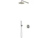 Hotbath Archie IBS Archie 2-weg-omstel met plafondbuis en hand- en hoofddouche RVS 316 IBS30AIX215