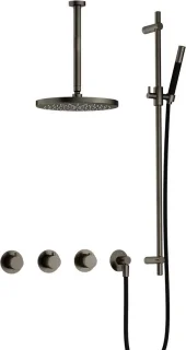 Hotbath Cobber 70 inbouwdoucheset verouderd ijzer