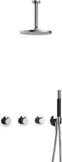 Hotbath Cobber CB7067 inbouw regendoucheset chroom