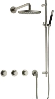 Hotbath Cobber CB7067 inbouw regendoucheset geborsteld nikkel