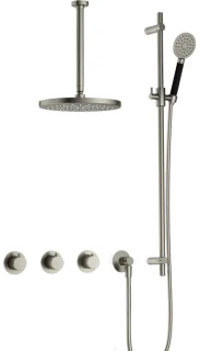 Hotbath Cobber CB7067 inbouw regendoucheset geborsteld nikkel