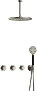 Hotbath Cobber CB7067 inbouw regendoucheset geborsteld nikkel