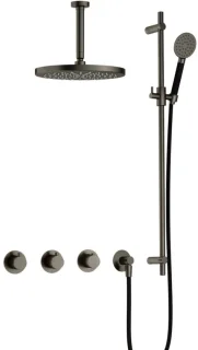 Hotbath Cobber CB7067 Inbouw regendoucheset Verouderd ijzer