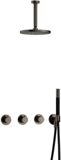 Hotbath Cobber CB7067 - Inbouw Regendoucheset - Verouderd Ijzer
