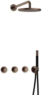 Hotbath Cobber CB7067 inbouw regendoucheset – verouderd messing