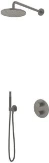Hotbath Cobber IBS thermostatisch 2-weg-omstelgarnituur met hoofddouche IBS20AGN5