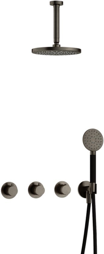 Hotbath Cobber IBS70 Regendoucheset Inbouw Verouderd IJzer
