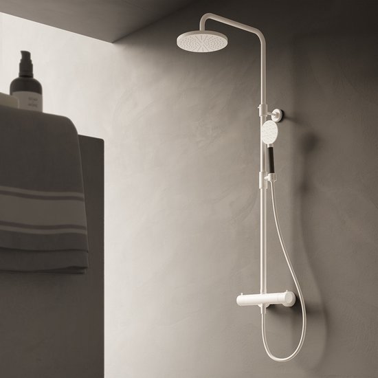 Hotbath Cobber thermostatische regendoucheset chroom
