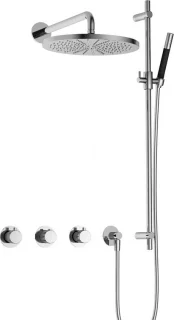 Hotbath Cobber X 70 douche inbouwset chroom